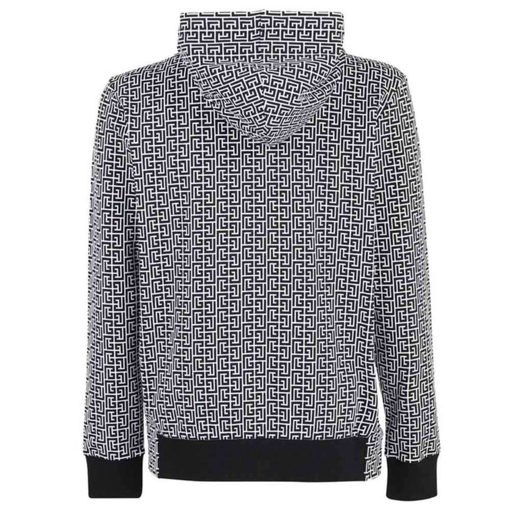 Balmain Schwarzer Baumwollpullover