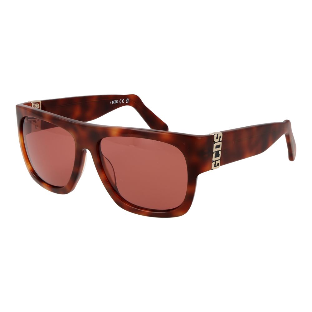 GCDS Brown Unisex Sonnenbrille