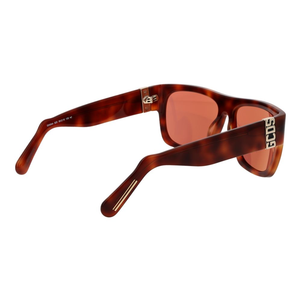 GCDS Brown Unisex Sonnenbrille