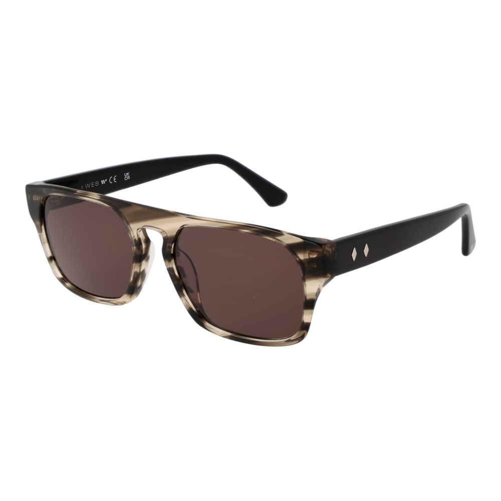 Web Grau Unisex Sonnenbrille