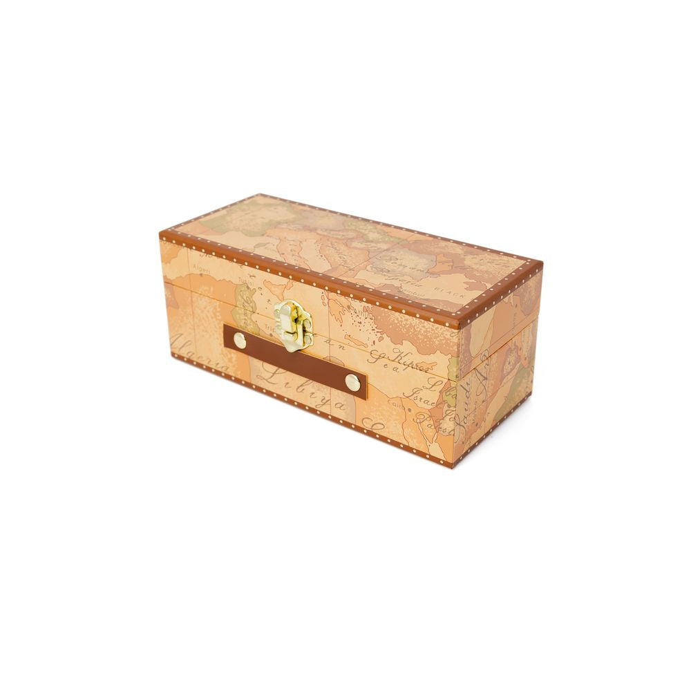 Alviero Martini Prima Classe Schwarzer Nylon -Regenschirm