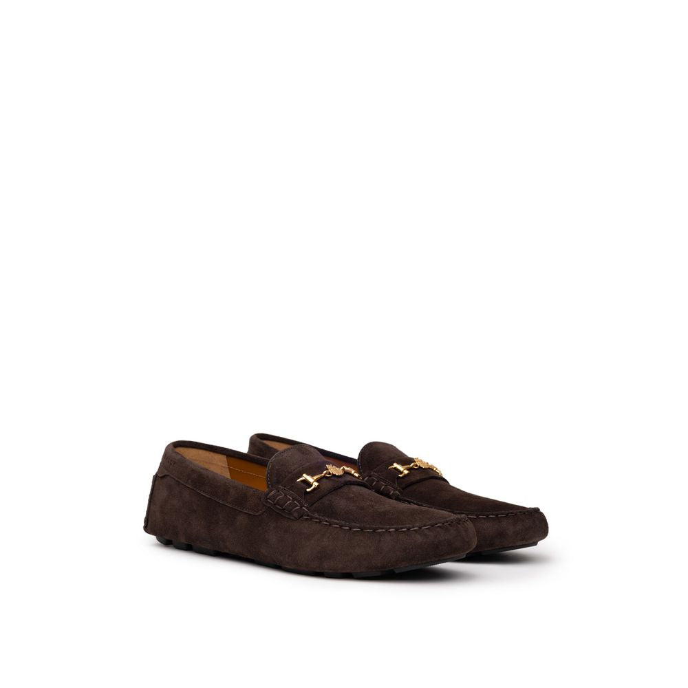 Bally Braunes Leder -Mokcassin