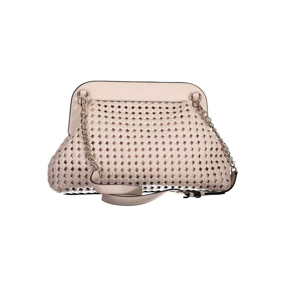 Pink Polyethylene Handbag