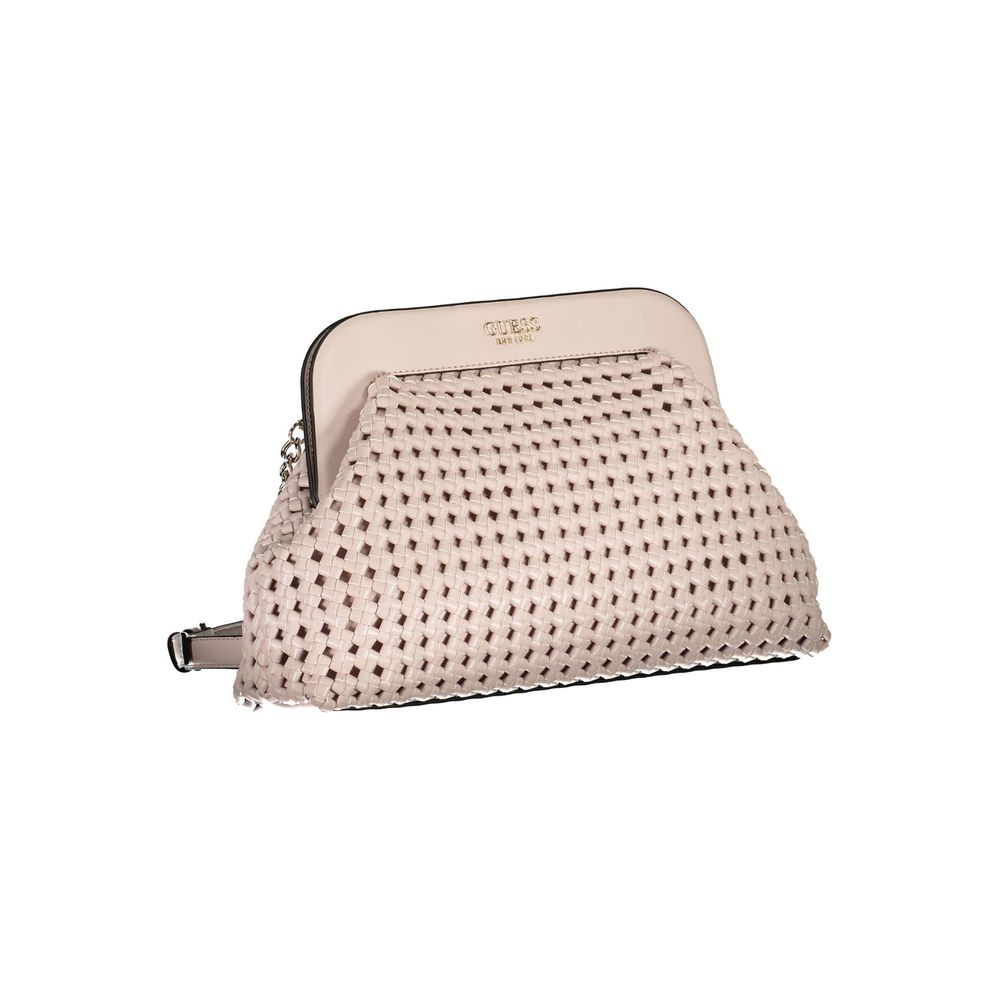 Pink Polyethylene Handbag