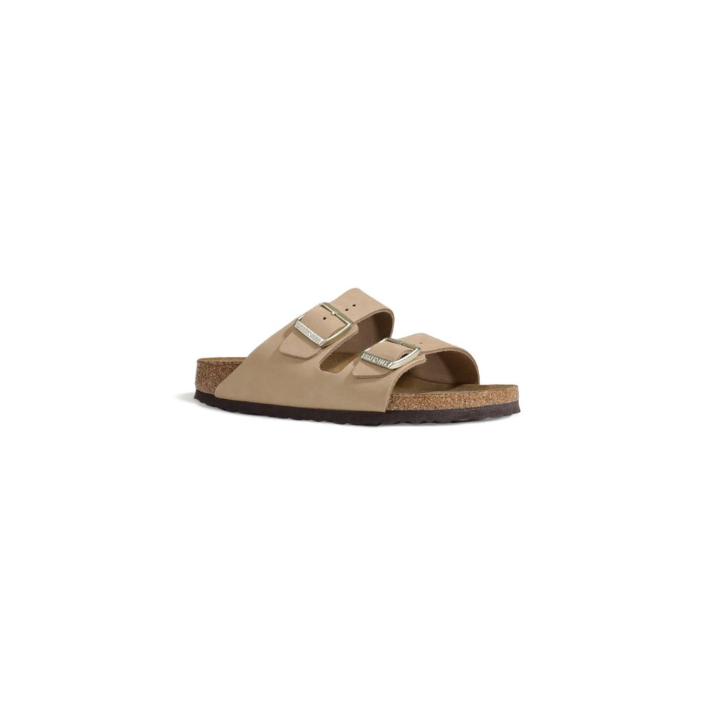 Birkenstock Beige Nubuc Ledersandale