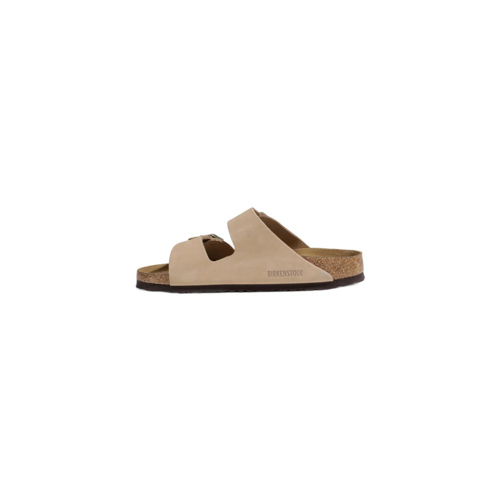 Birkenstock Beige Nubuc Ledersandale