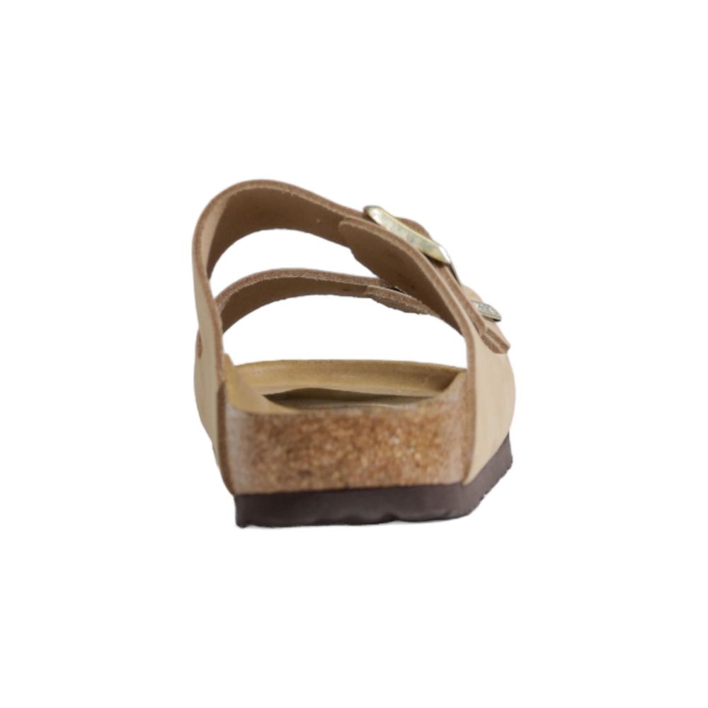 Birkenstock Beige Nubuc Ledersandale