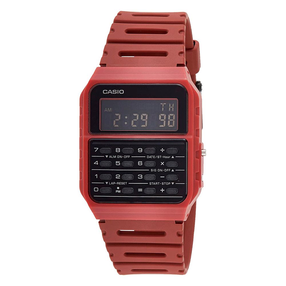 Casio Rote Harz Uhr