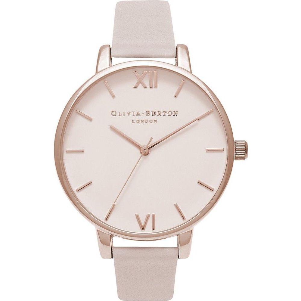 Olivia Burton Weiß Artificial Lederuhr
