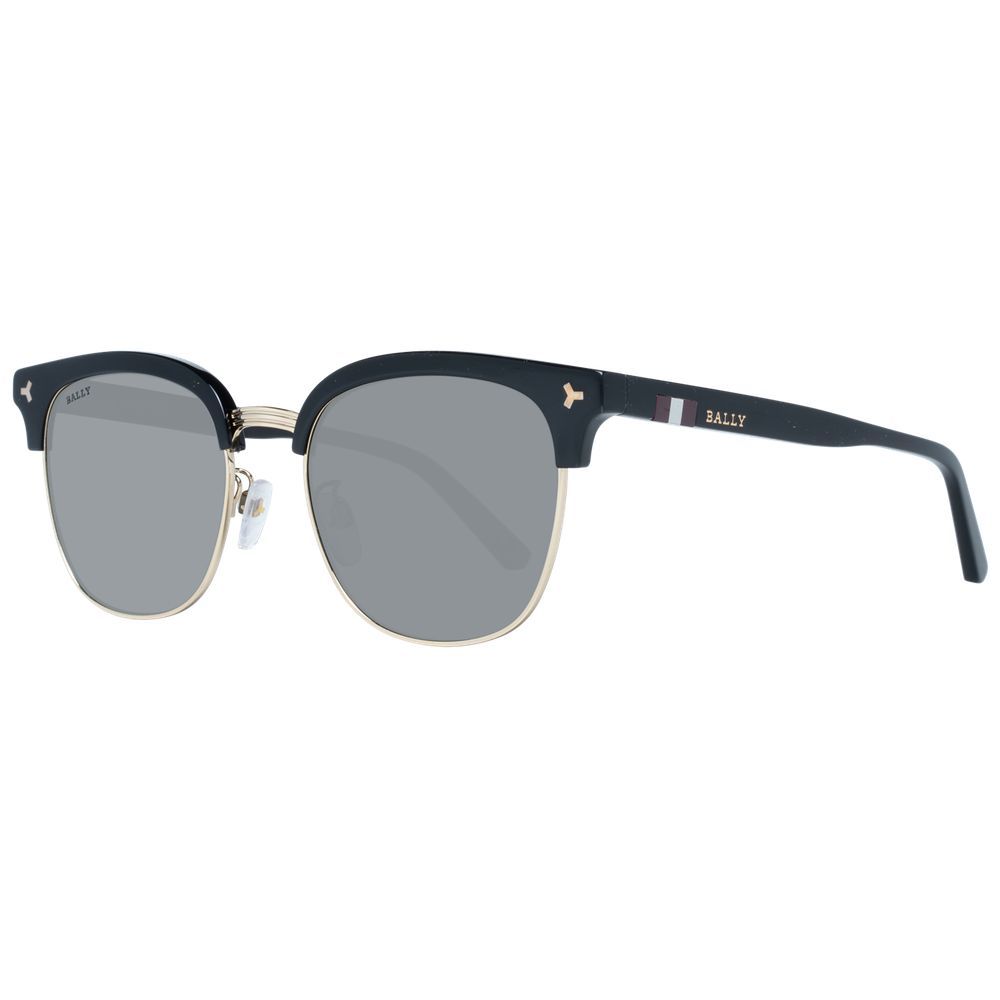 Bally Schwarze Metall -Sonnenbrille