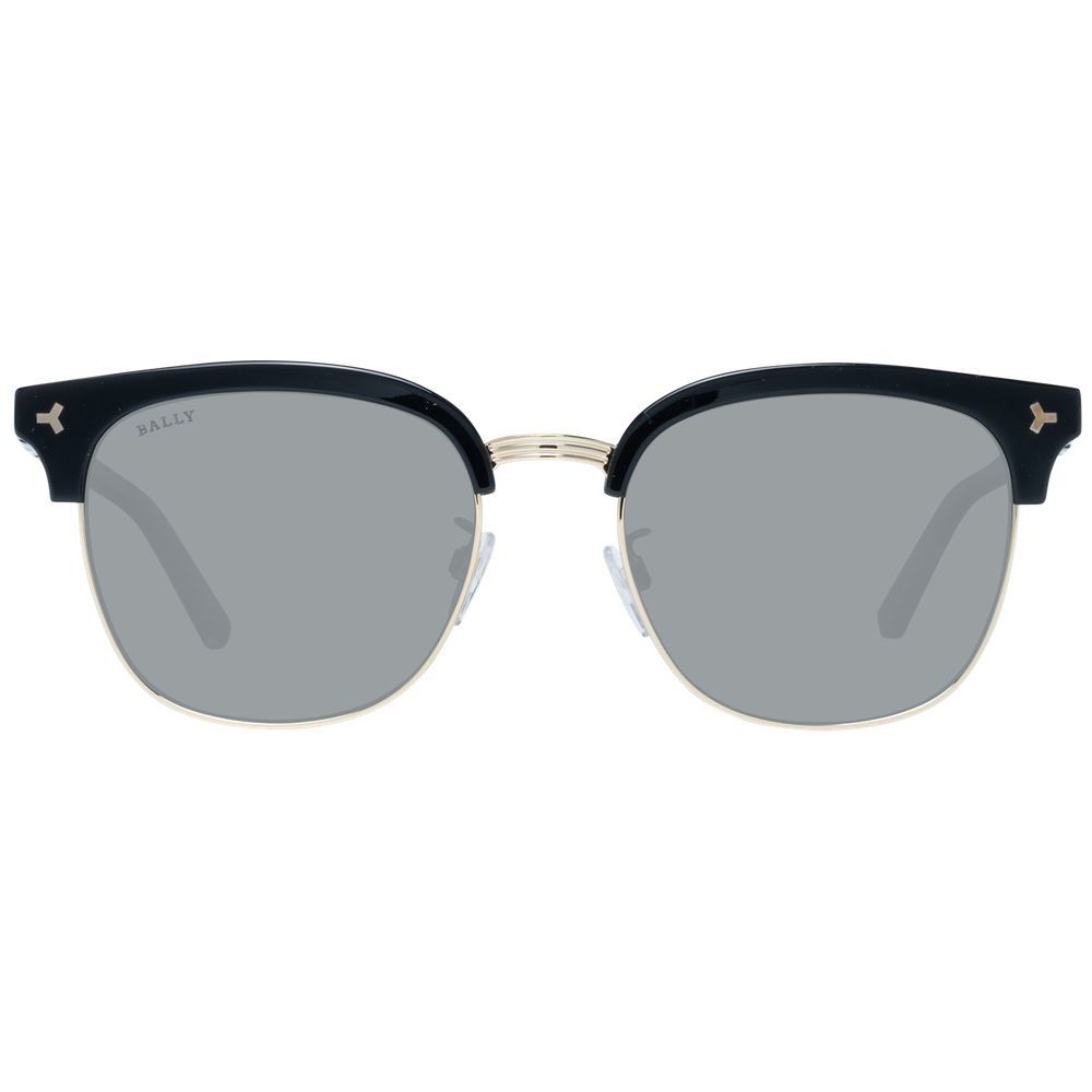 Bally Schwarze Metall -Sonnenbrille
