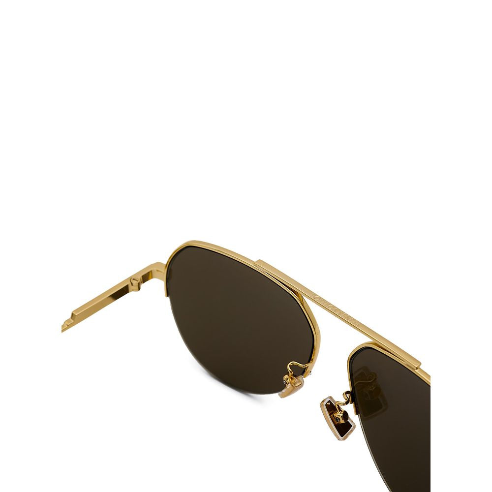 Bottega Veneta Gold Metall Sonnenbrille