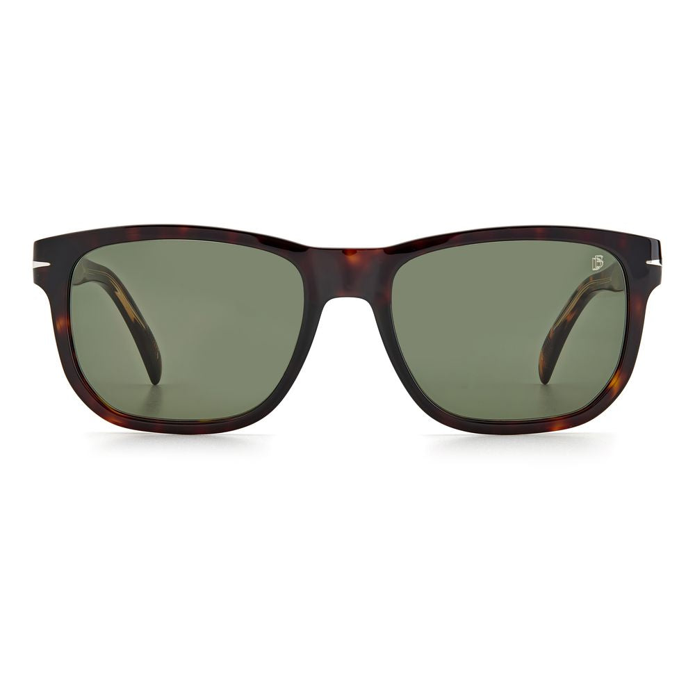 David Beckham Braune Acetat -Sonnenbrille