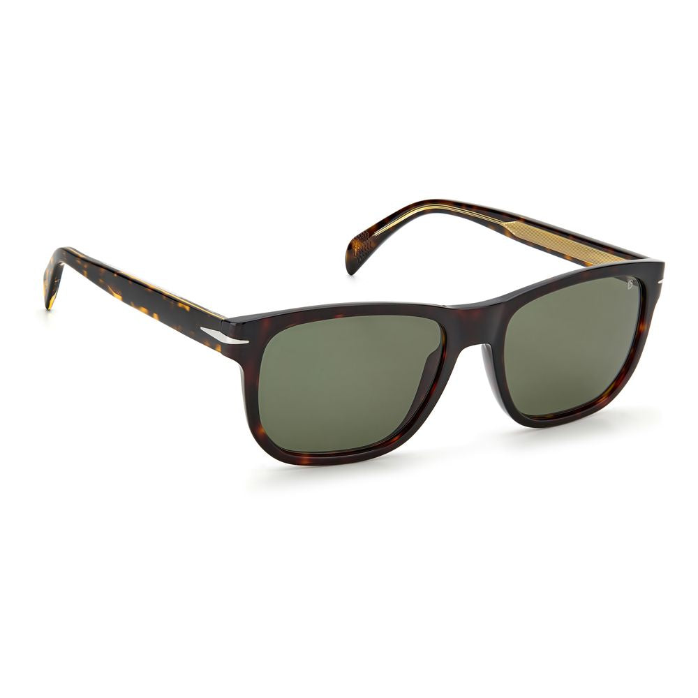 David Beckham Braune Acetat -Sonnenbrille