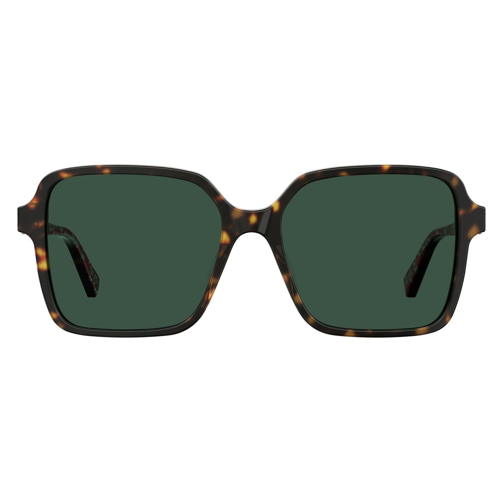 Love Moschino Braune Acetat -Sonnenbrille