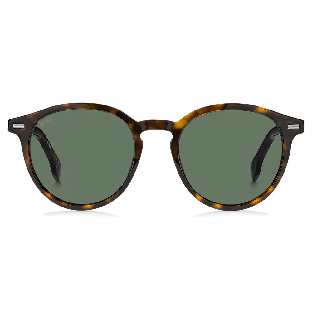 Hugo Boss Braune Acetat -Sonnenbrille