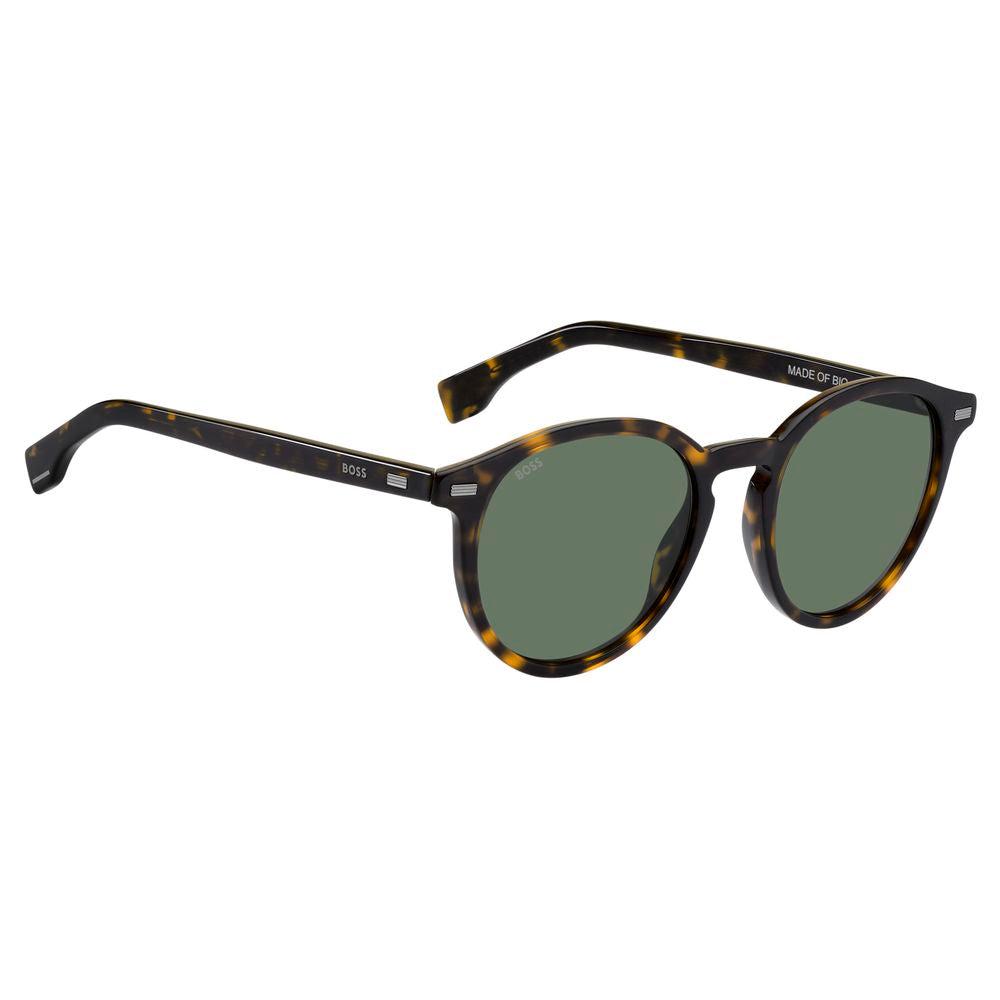 Hugo Boss Braune Acetat -Sonnenbrille