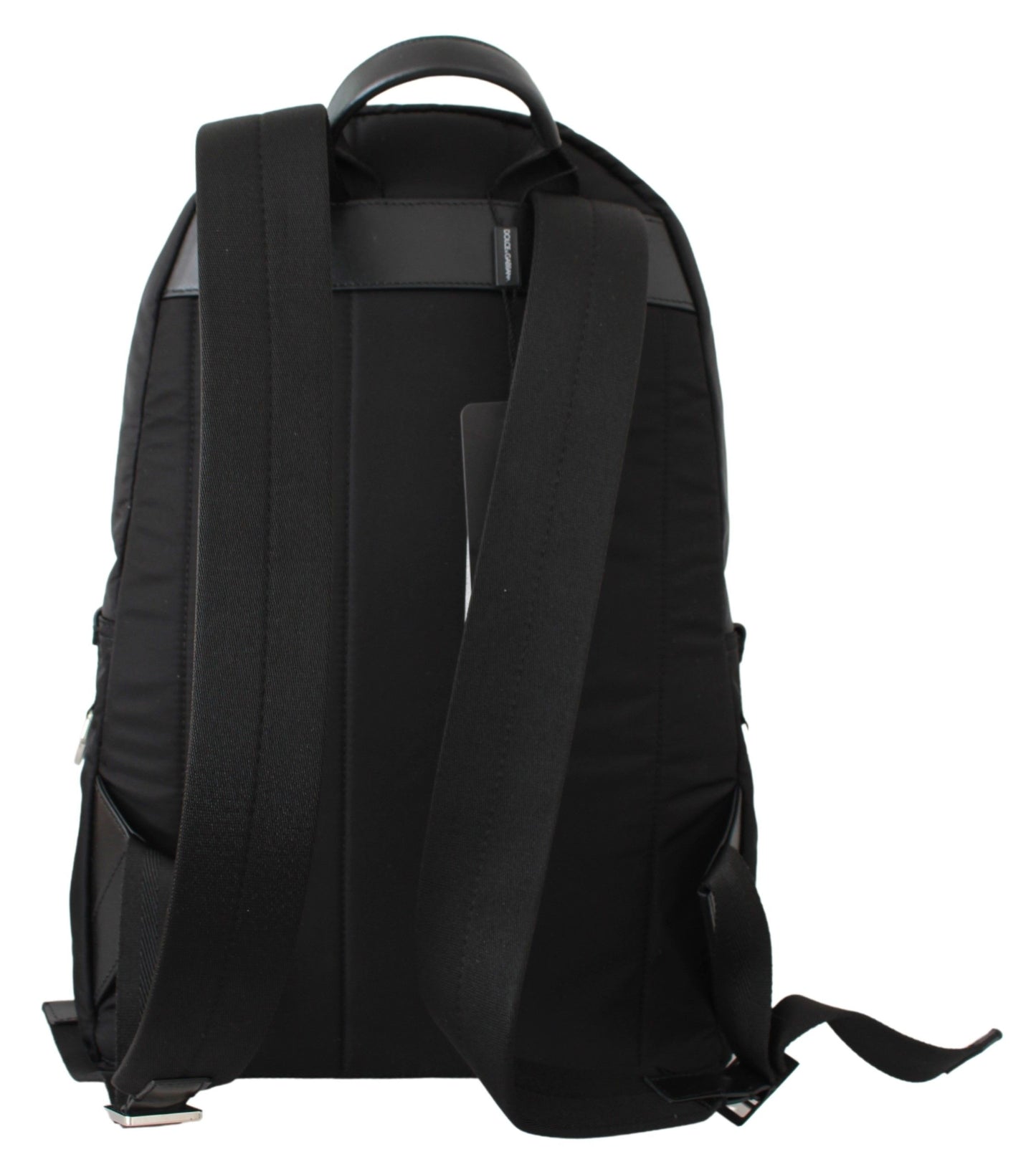 Dolce & Gabbana Schwarzes goldenes Schwein des Jahres Schul -Rucksack
