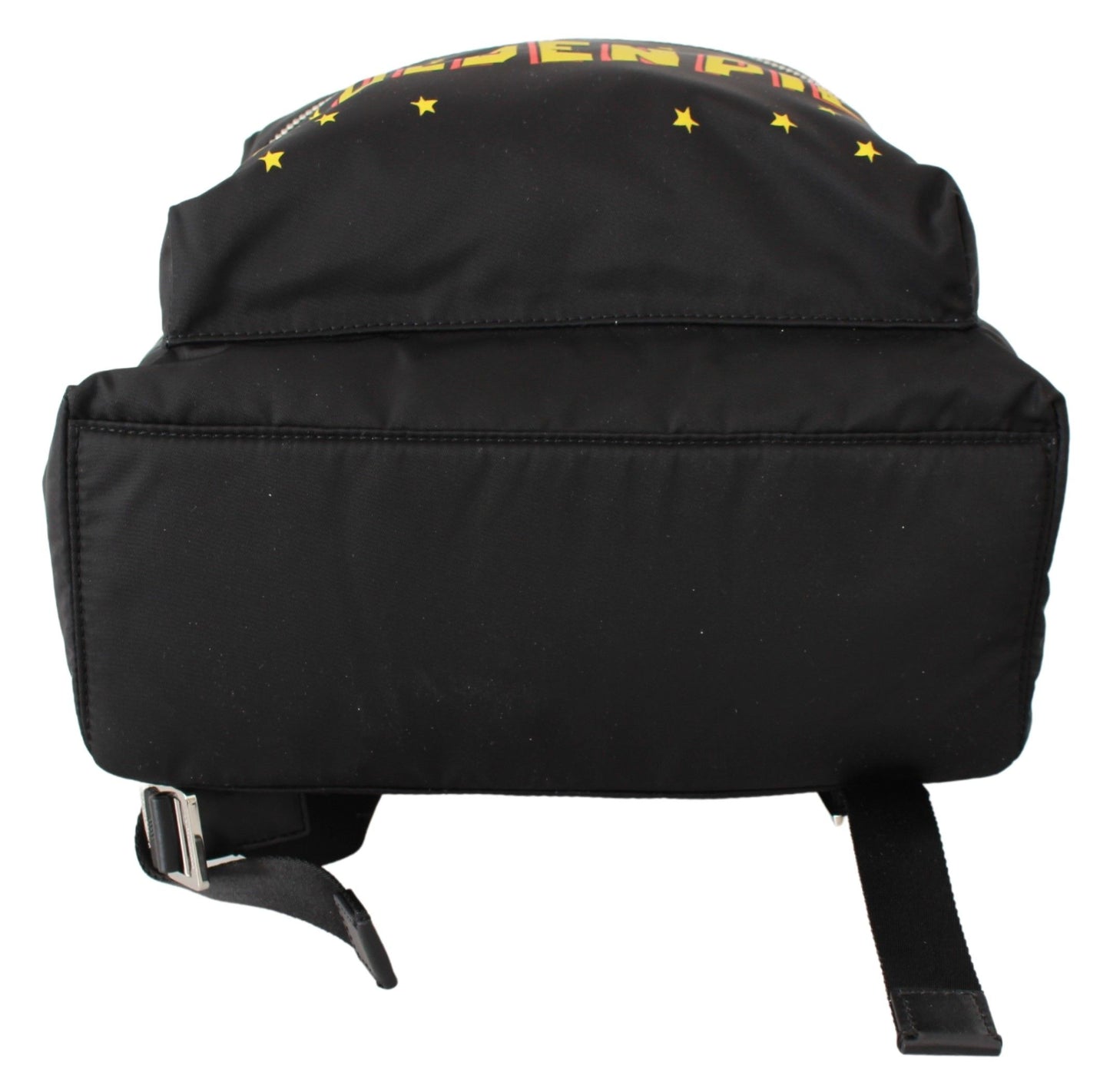 Dolce & Gabbana Schwarzes goldenes Schwein des Jahres Schul -Rucksack