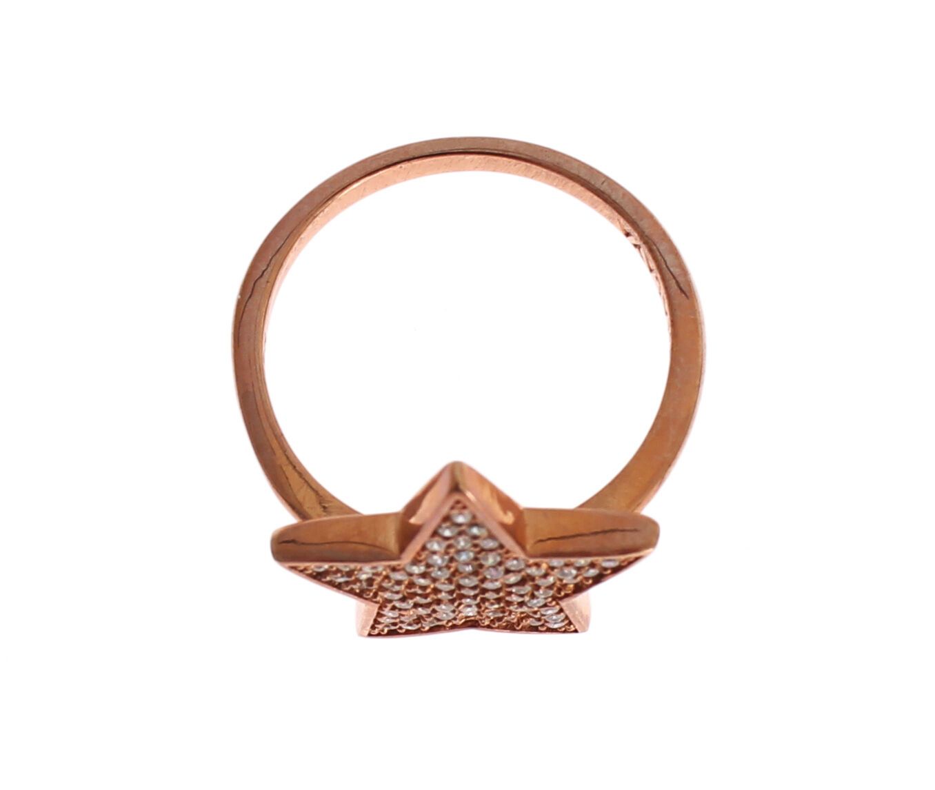 Nialaya Womens Clear CZ Star 925 Silberring