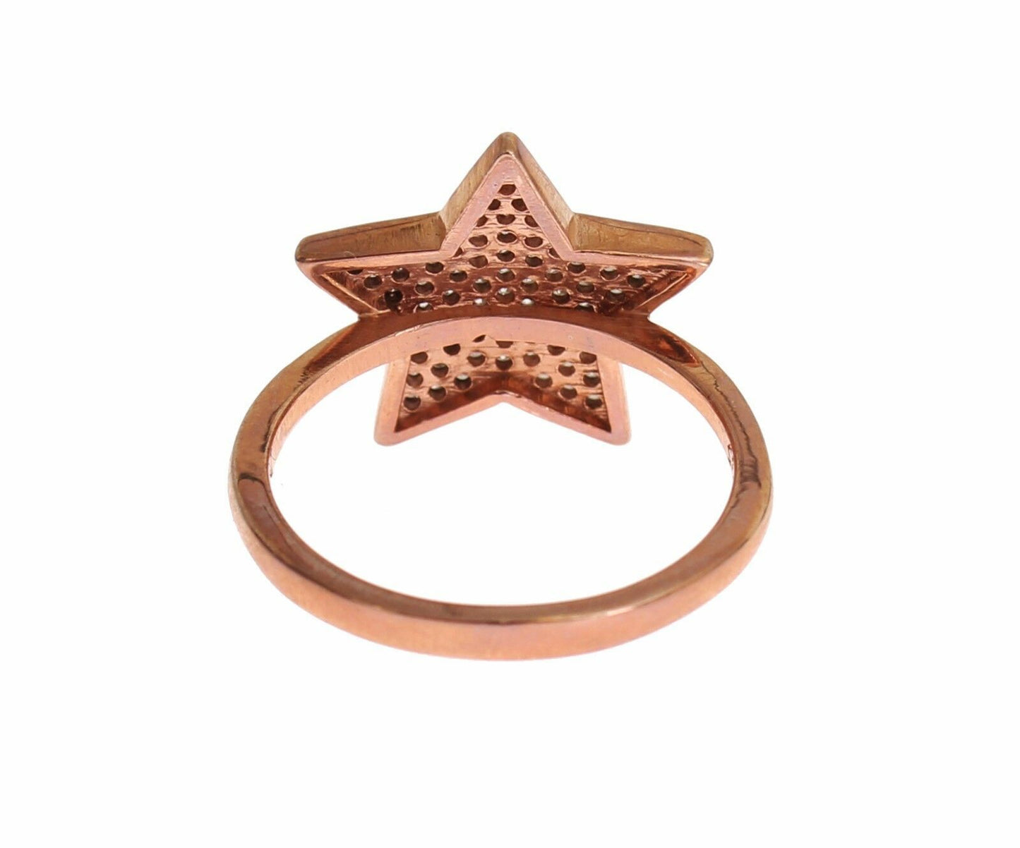 Nialaya Womens Clear CZ Star 925 Silberring