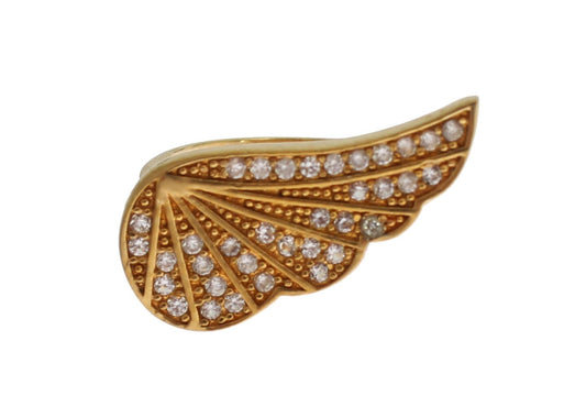 Nialaya Damen Clear CZ Gold 925 Silber authentischer Ring