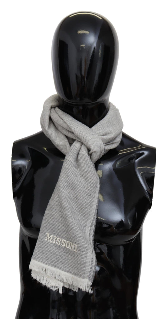 Missoni Beige 100% Wolle Unisex Neck Wrap Schal