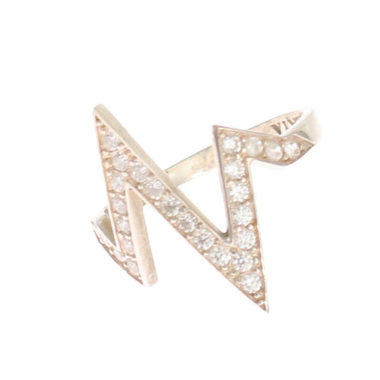 Nialaya Silber authentische Frauen klaren Ring