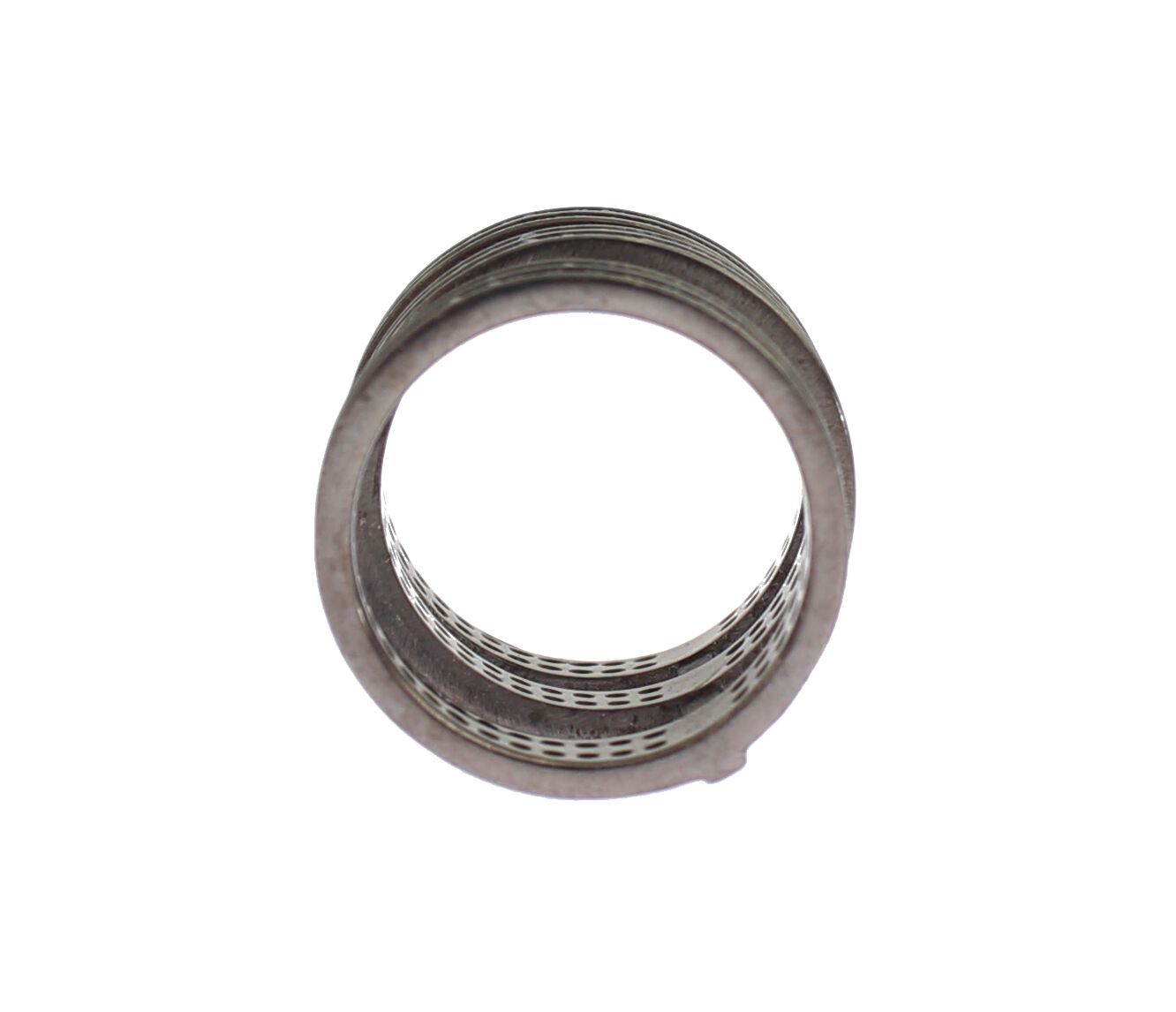 Nialaya Schwarzer CZ Rhodium 925 Silberring