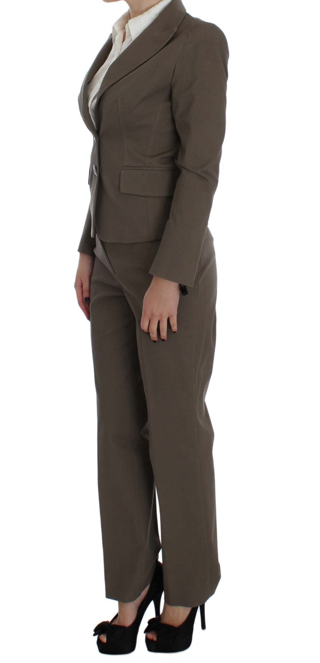 BENCIVENGA Beige Wolle Baumwolle Suit