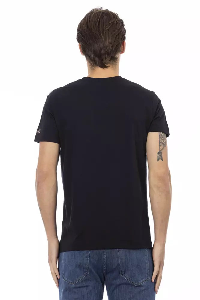 Trussardi Action Schwarze Baumwolle herren T-Shirt