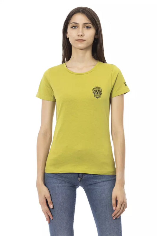 Trussardi Action Grüne Baumwolle damen T-Shirt