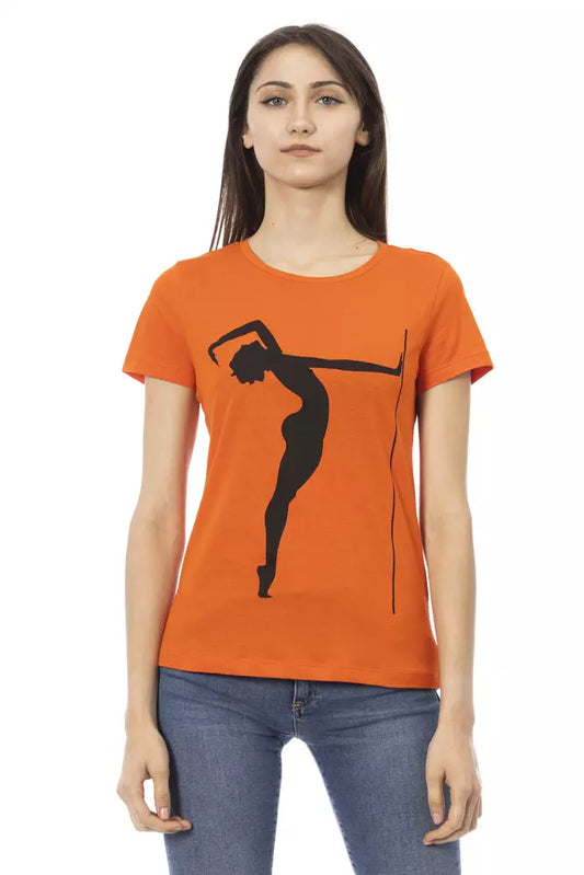 Trussardi Action Orange Baumwolle damen T-Shirt