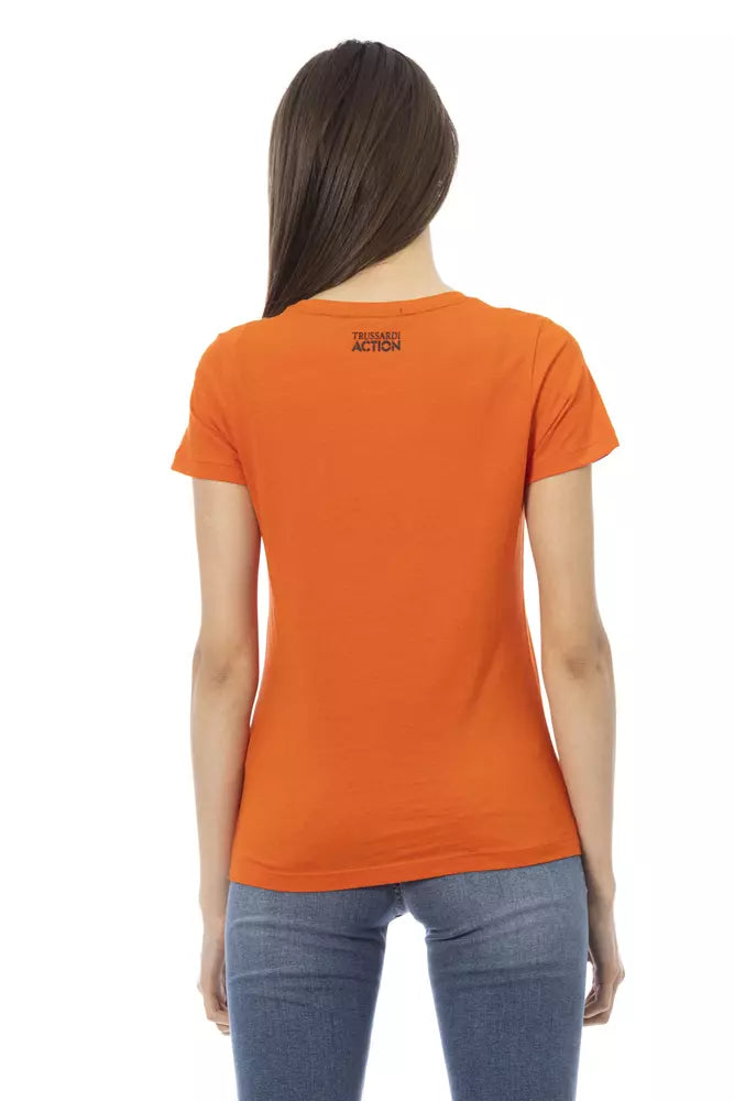 Trussardi Action Orange Baumwolle damen T-Shirt