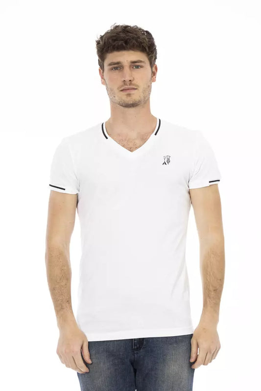 Trussardi Action Weiße Baumwolle herren T-Shirt
