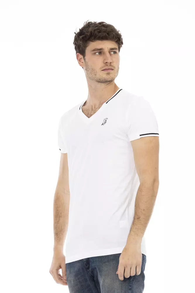 Trussardi Action Weiße Baumwolle herren T-Shirt
