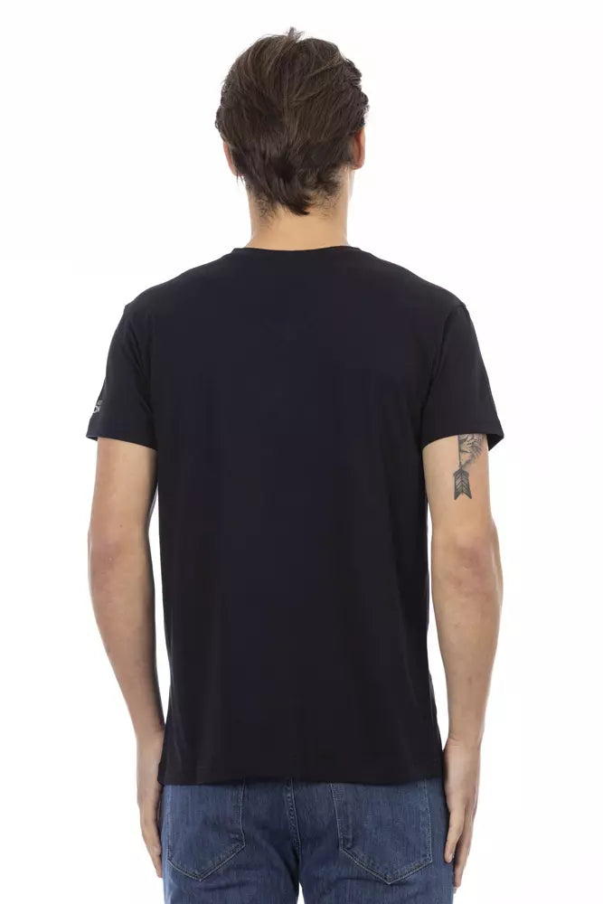 Trussardi Action Schwarze Baumwolle herren T-Shirt