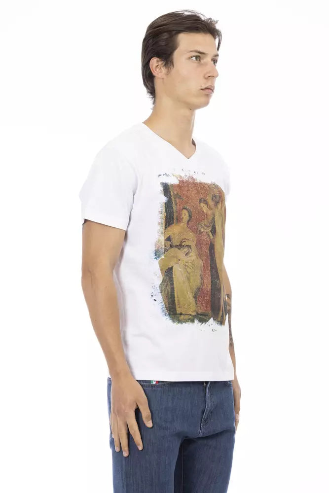 Trussardi Action Weiße Baumwolle herren T-Shirt