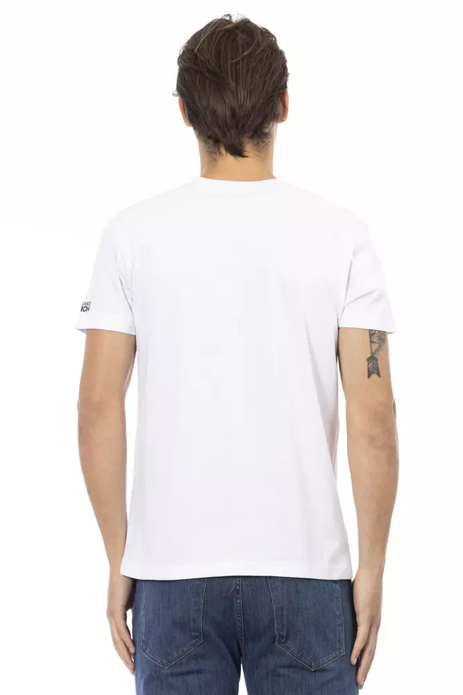 Trussardi Action Weiße Baumwolle herren T-Shirt