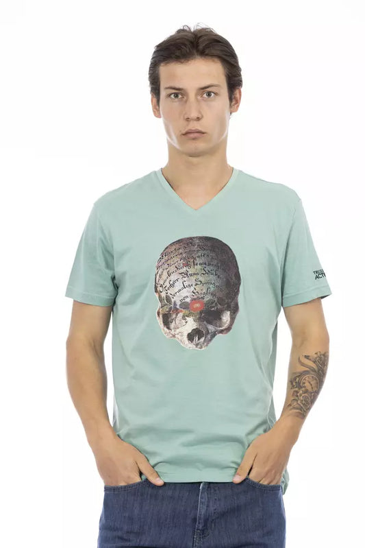Trussardi Action Grüne Baumwolle herren T-Shirt