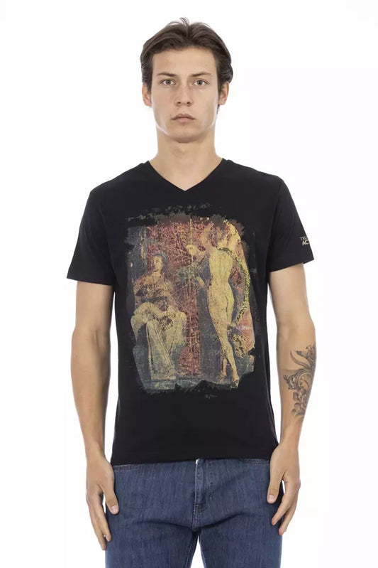 Trussardi Action Schwarze Baumwolle herren T-Shirt