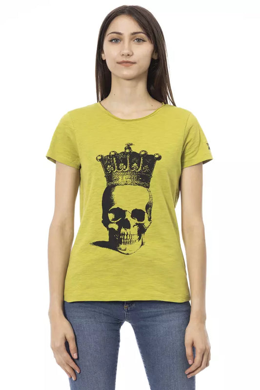 Trussardi Action Grüne Baumwolle damen T-Shirt