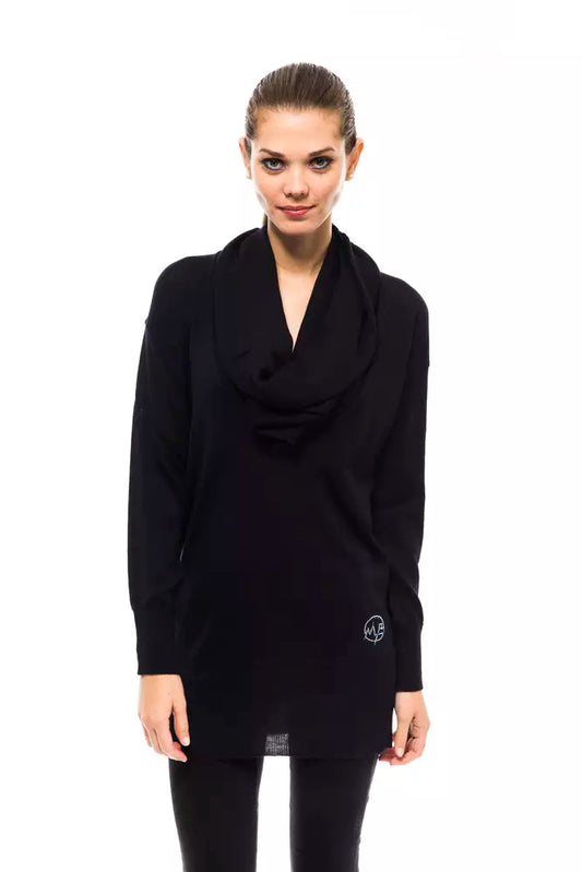 Montana Blu Blaue Wolle damen Pullover