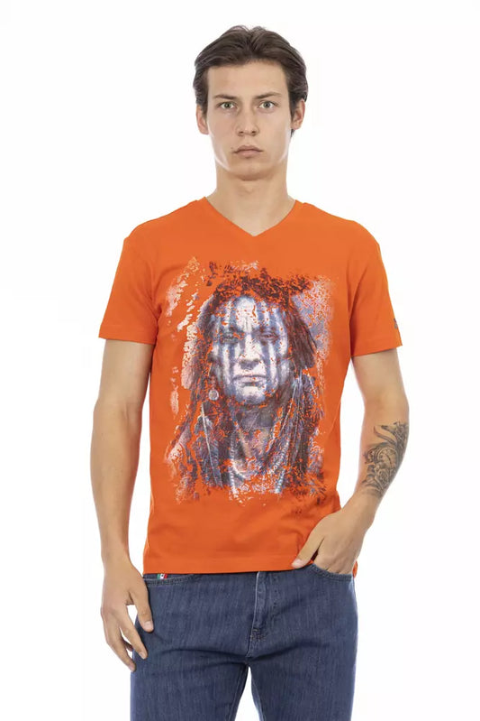 Trussardi Action Orange Baumwolle herren T-Shirt
