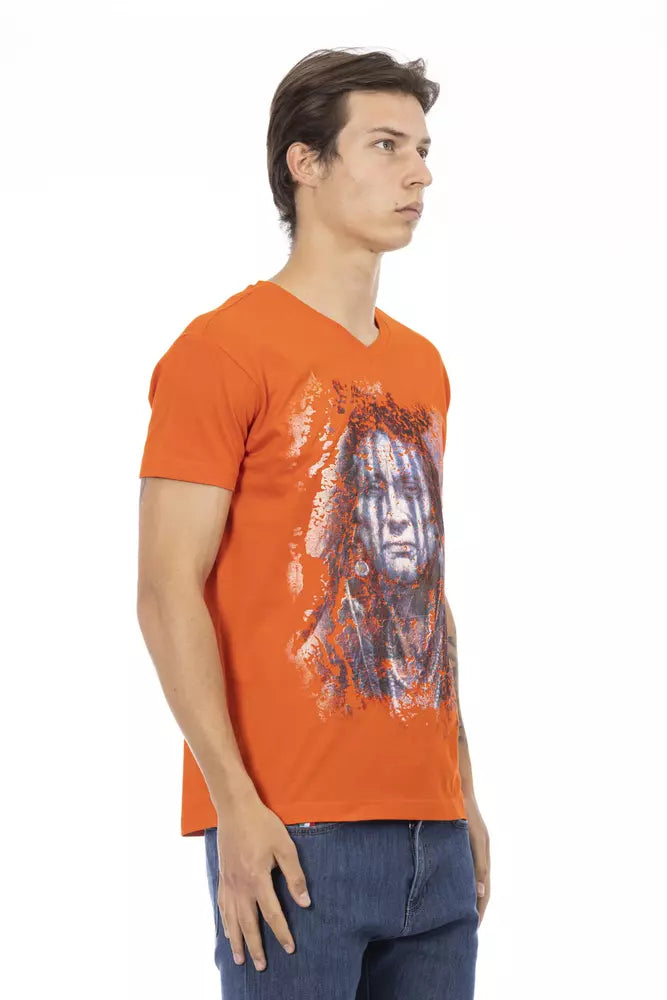 Trussardi Action Orange Baumwolle herren T-Shirt