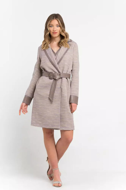 Trussardi Beige Baumwolle damen Mantel