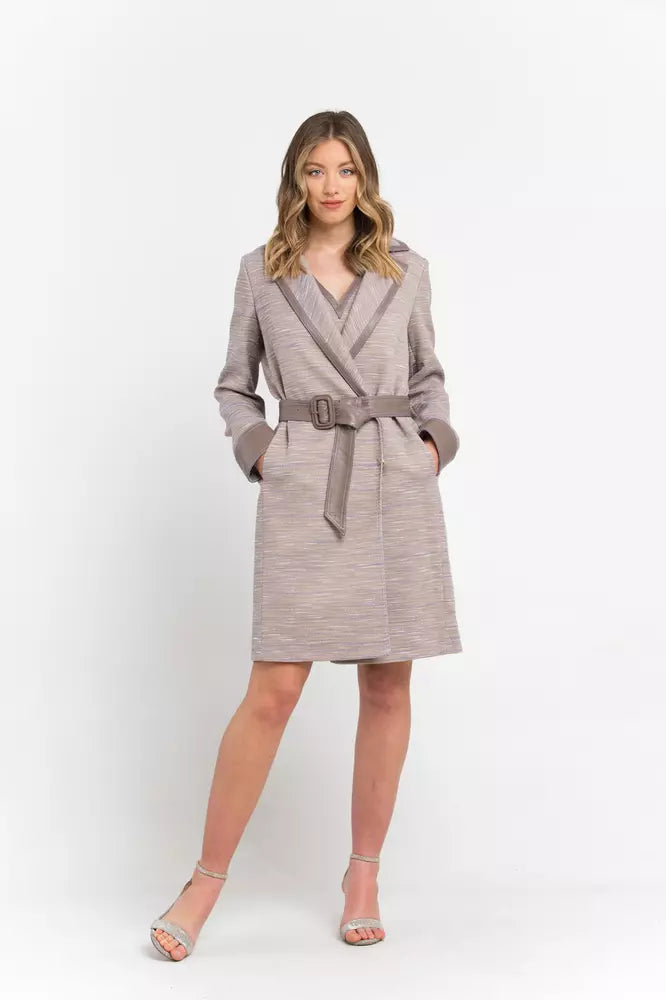 Trussardi Beige Baumwolle damen Mantel
