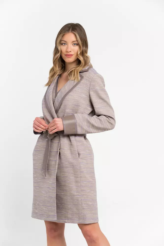 Trussardi Beige Baumwolle damen Mantel