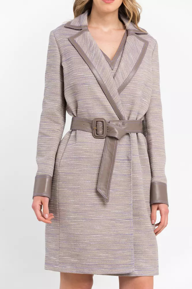 Trussardi Beige Baumwolle damen Mantel
