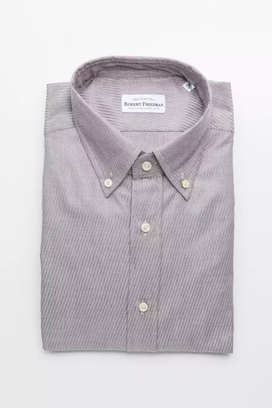 Robert Friedman Beige Baumwolle herren Hemd